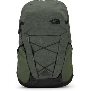 The North Face Cryptic Thyme Light Heather/TNF Black Laptop Backpack Daypack